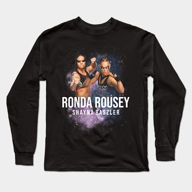 ronda x shayna Long Sleeve T-Shirt by Garangone